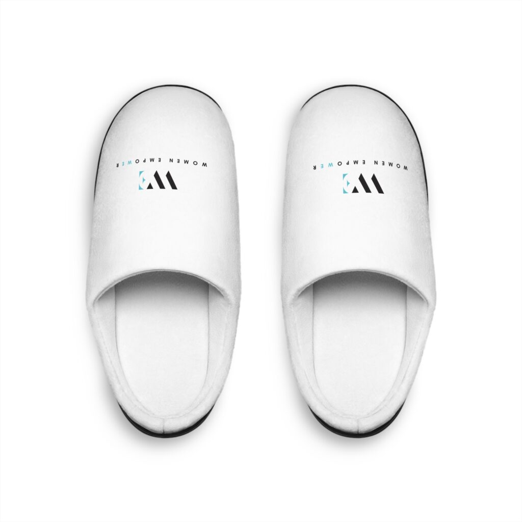 Minimalist Monogram Women's Indoor Slippers — Cozy Home Slide