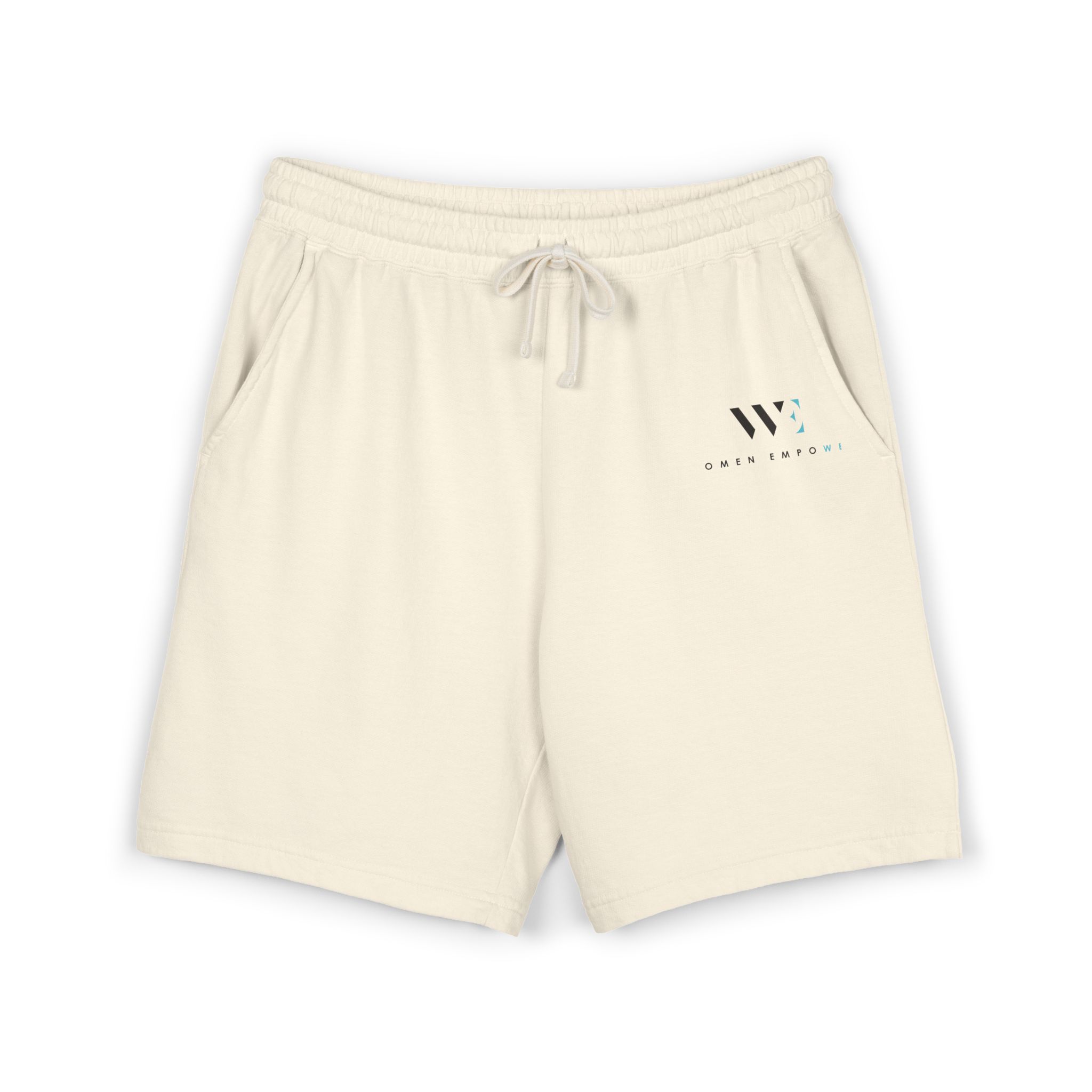 Lightweight Fleece Sweat Shorts — Minimal Logo Casual Lounge Shorts