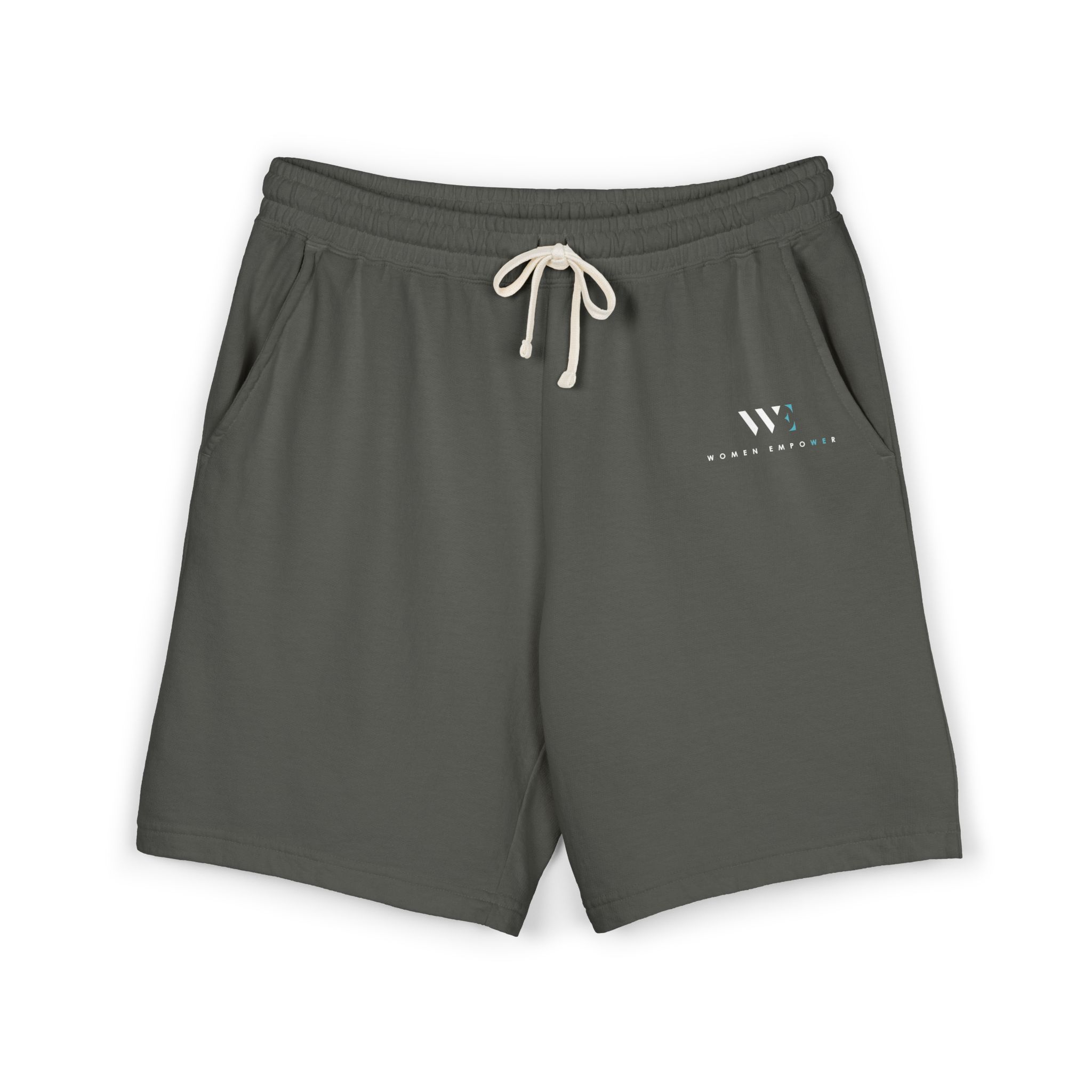 Fleece Sweat Shorts — Lightweight Garment-Dyed Lounge Shorts with Subtle Logo